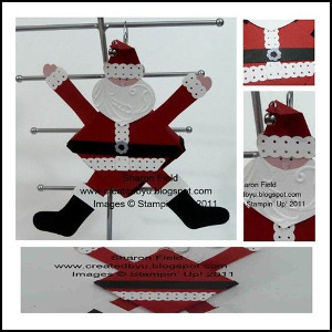 Santa Paper Box Ornament