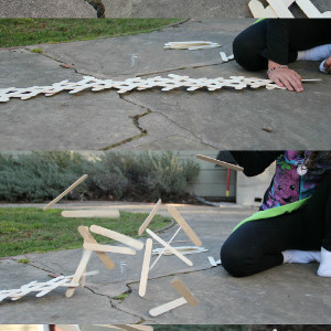 Flying Popsicle Sticks