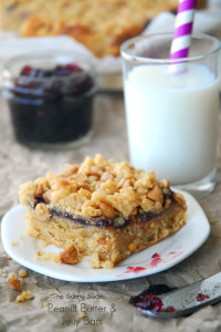Easy Peasy Peanut Butter and Jelly Bars
