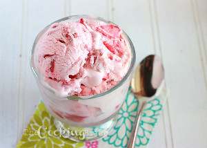 Creamy Strawberry Ice Cream
