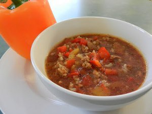 Simple Stuffed Pepper Soup