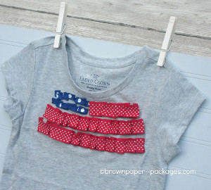 Ruffled Flag Tees