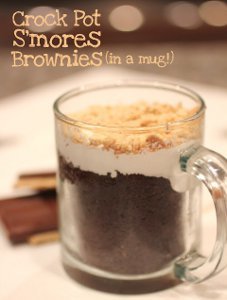 S'mores Brownies in a Mug Smores Brownies in a Mug