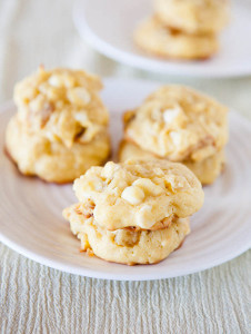 White Chocolate Pina Colada Cookies