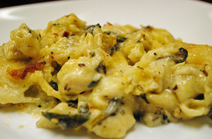 Tortellini Spinach Bake