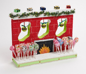Mini Advent Fireplace