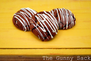 Chocolate Toffee Cake Mix Cookies