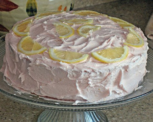Pink Lemonade Layer Cake