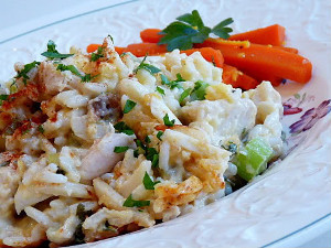 Light Warm Chicken Salad