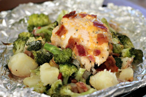No Mess Foil Pack Chicken