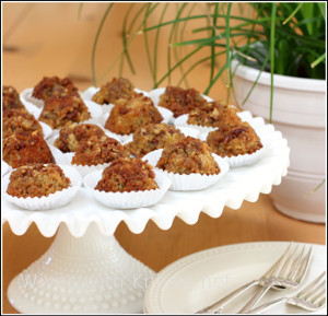 Bite Size Pecan Pie Muffins