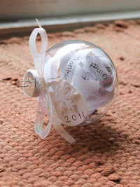 Year of Memories Ball Ornament Year of Memories Ball Ornament