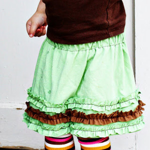 Ruffled Toddler Skirt