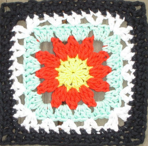 Julia's Crochet Flower Square