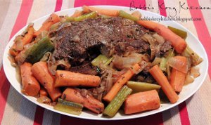 Pot Roast with Red Wine Balsamic Gravy