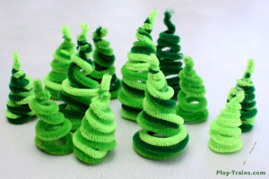 Cute Pipe Cleaner Trees