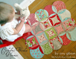 Cathedral Window Baby Playmat