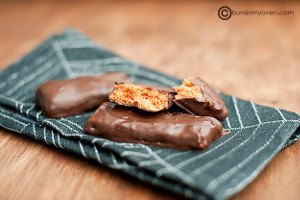 Homemade Butterfinger Candy Bars