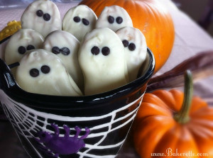 Frightfully Easy Ghost Cookies