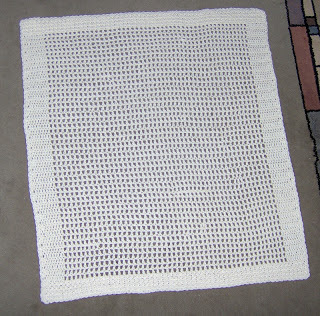 Crocheted Christening Blanket