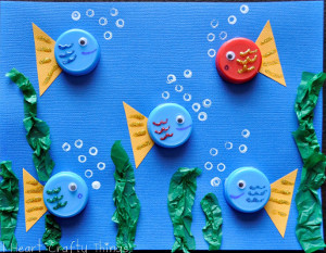 Bottle Cap Fishies Bottle Cap Fishies
