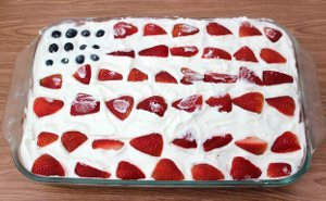 Red, White, and Blue Poke Cake