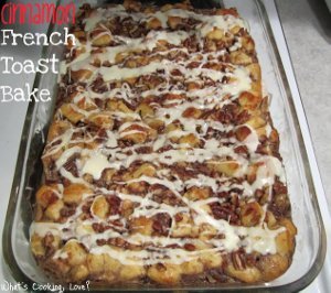 Cinnamon Roll French Toast Bake