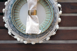 Bohemian Bride Plate Chargers