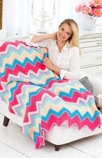 Rainbow Sherbet Afghan