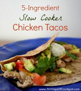 Five Ingredient Chicken Tacos