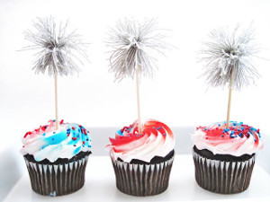 Sparkler Cupcake Picks