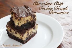 Chocolate Chip Cookie Dough Brownies