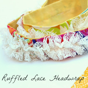 Ruffles and Frills Scrappy Wrapping Headband
