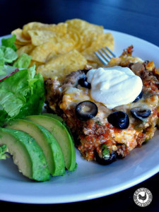 Weeknight Mexican Lasagna