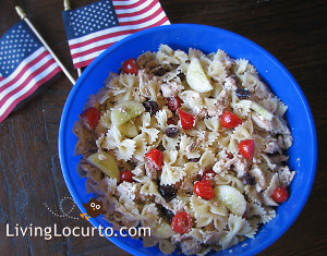 Greek Chicken Pasta Salad