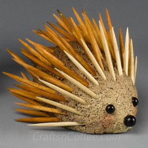 Pokey Hedgehog Craft