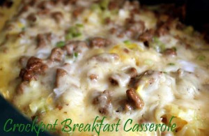 Crockpot Sausage Breakfast Casserole
