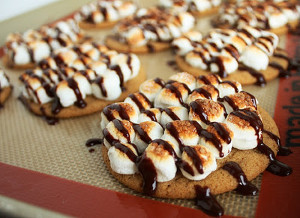 Chocolate S'mores Cookies
