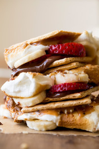 Strawberry and Banana S'more