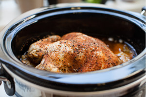 Slow Cooker Roasted Chicken