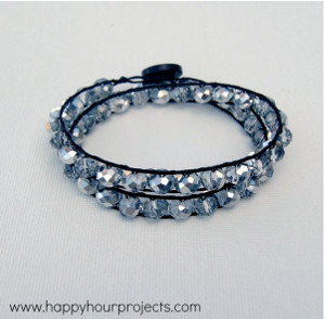 Classic Crystal Double Wrap Bracelet