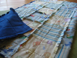 Frayed Seams Baby Quilt