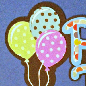 Balloon Scrapbook Embellishments