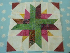 Quesar Spinning Star Block