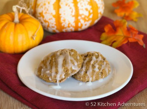 Soft Pumpkin Spice Cookies
