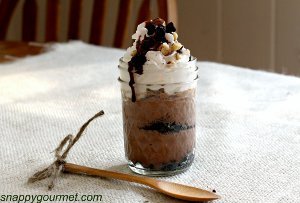 Nutella Crunch Cheesecake in a Jar
