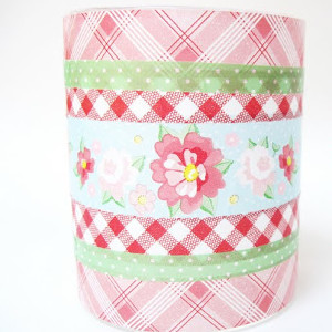 Washi Tape Wrapped Glass Washi Tape Wrapped Glass