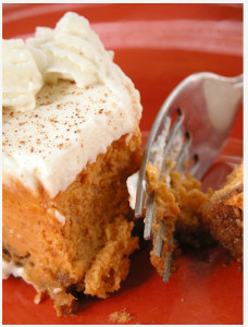 California Pizza Kitchen Pumpkin cheesecake