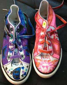 Stylin' Sharpie Shoes
