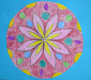 Easy Peasy Mandala Drawing